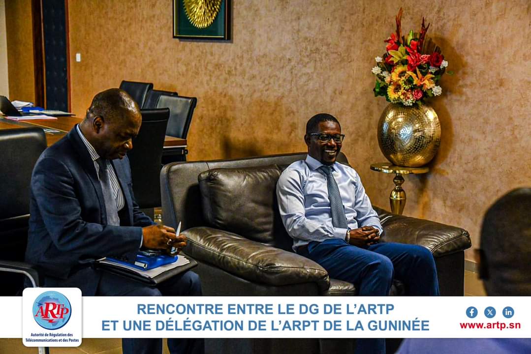DG de l'ARTP et la déléguation de l'ARTP de Guinnée