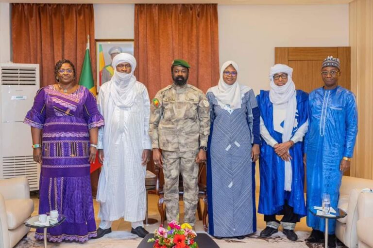 Mali : Assimi Goïta  reçoit les ministres en charge de l’Economie numérique de l’AES