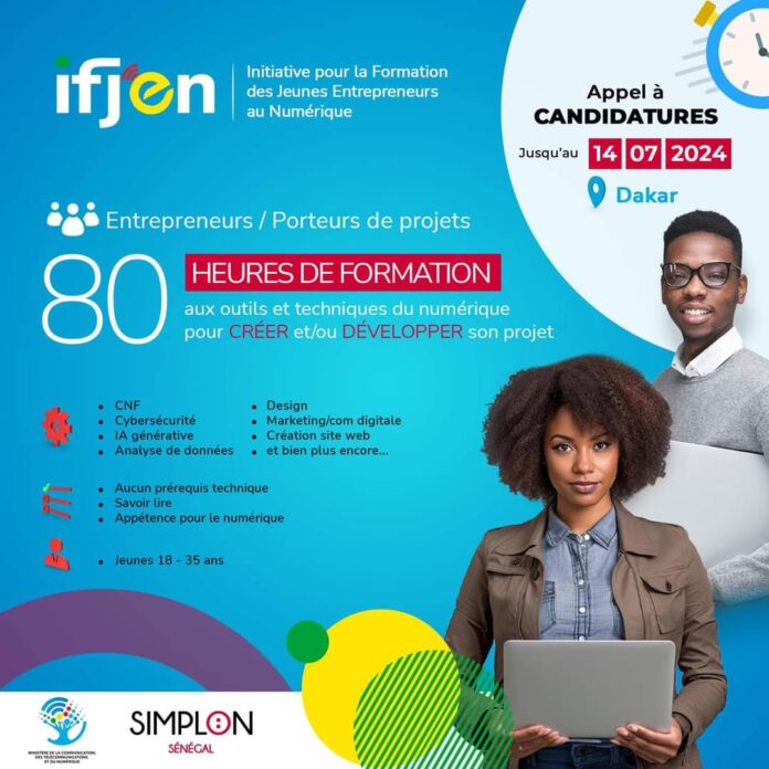 Sénégal : Lancement du programme IFJEN pour jeunes entrepreneurs au numérique de Dakar, et d’autres villes alors ?