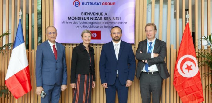 Télécoms : Eutelsat Group présente ses services avancés à Nizar Ben Neji du ministère des TIC tunisien