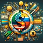 DALL·E-2024-04-22-19.26.30-An-informative-and-detailed-image-for-an-article-titled-A-realistic-look-into-BRICS-replacing-US-dollar-with-crypto.-The-image-features-a-symbolic-r