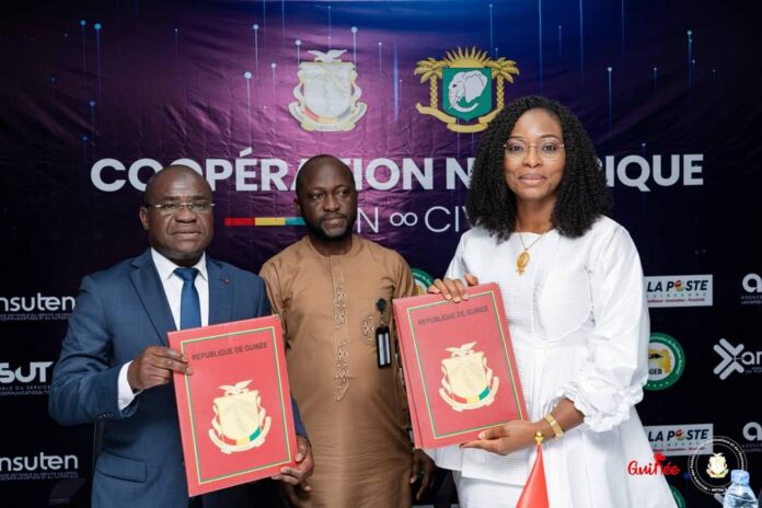 Coopération : La Côte d’Ivoire et la Guinée signent un accord stratégique dans le domaine du numérique