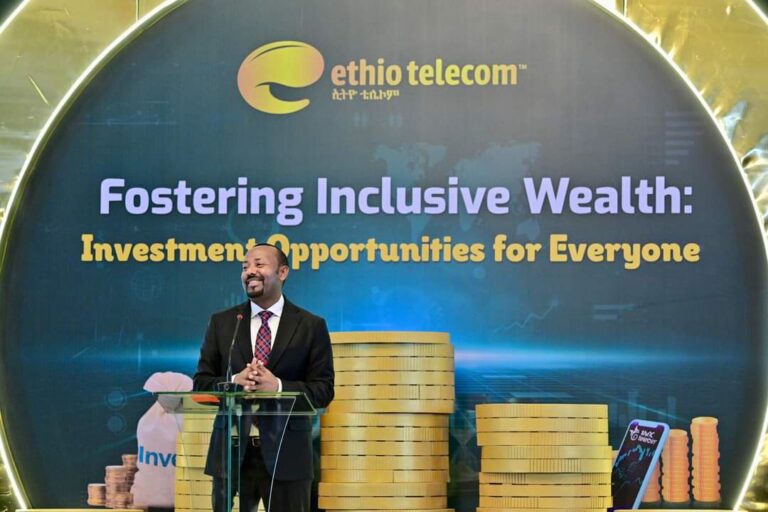 Éthiopie : Le PM Abiy Ahmed lance la vente de 10 % des actions d’Ethio Telecom [achetez des actions sur https://onelink.to/uecbbr]