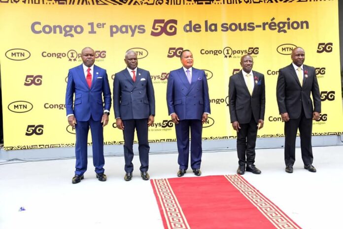 Congo : Denis Sassou N’guesso lance la 5G de MTN, une première en Afrique centrale