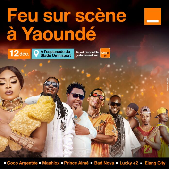 Après Douala, Yaoundé accueille ce 12 décembre le concert d’Orange Cameroun avec des lots et des gains allant jusqu’à 5 millions de francs CFA pour les abonnés