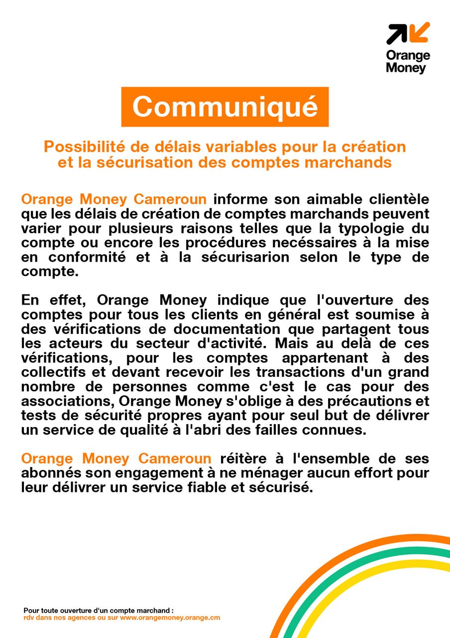 Collecte des fonds du MRC : Orange Money Cameroun répond positivement aux plaintes du Pr Maurice Kamto