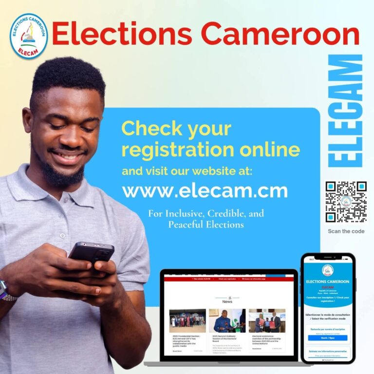Présidentielle 2025/Cameroun : Le corps électoral convoqué, le fichier électoral disponible sur  www.elecam.cm [consultez !]