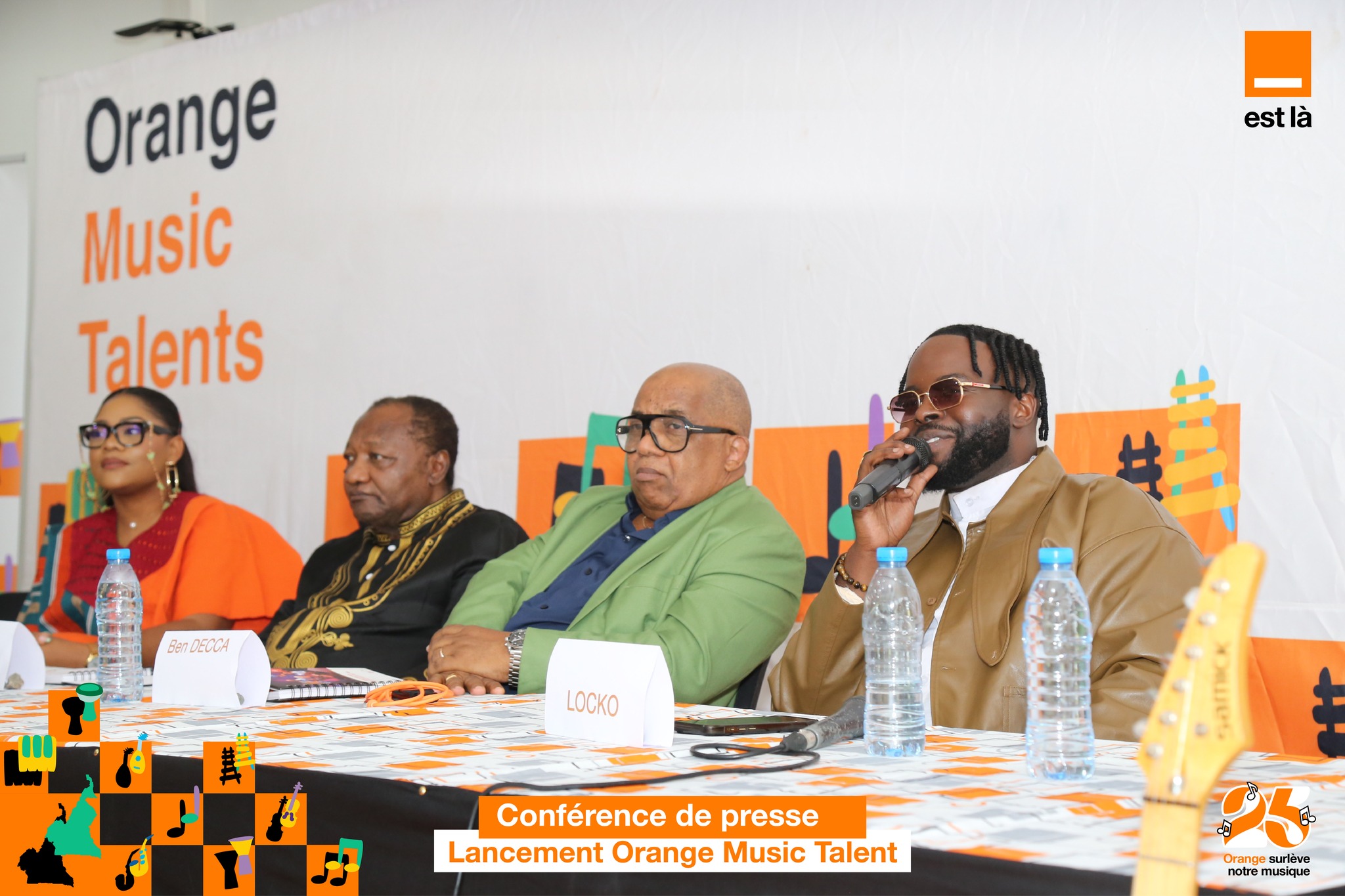Orange Music Talents débarque au Cameroun : Locko, Sandrine Nnanga, Ben Decca et Elvis Kemayo coacheront 30 talents émergents