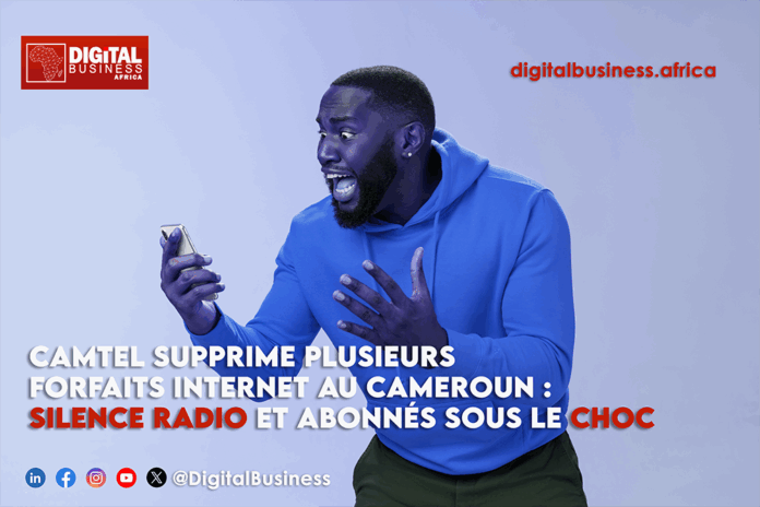 Camtel frappe fort… et en silence : plusieurs forfaits internet supprimés sans avertir ses abonnés