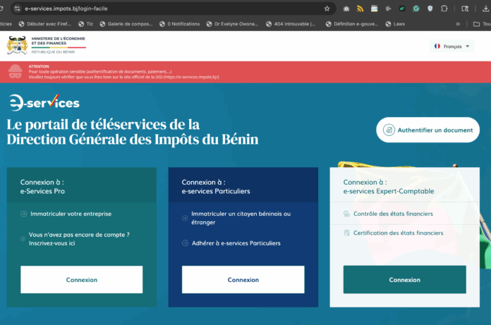 Bénin : la DGI dématérialise les timbres fiscaux et l’enregistrement des actes pour moderniser ses services