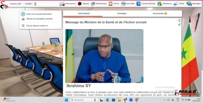 Sénégal : Le ministère de la Santé et de l’Action sociale digitalise la coordination de ses activités