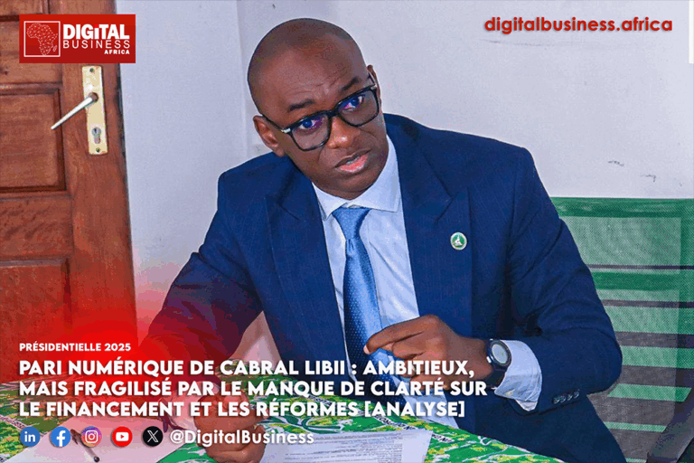 Analyse du plan numérique de Cabral Libii par Digital Business Africa : programme ambitieux, mais zones d’ombre sur le financement