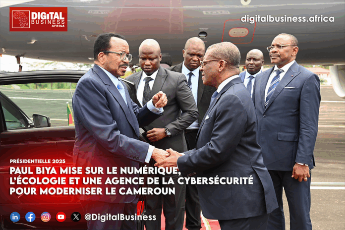 Présidentielle 2025 : Paul Biya promet de transformer chaque région en hub numérique et de créer une unité nationale de cybersécurité