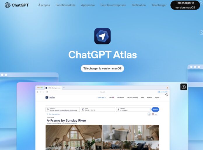 Web : OpenAI lance son navigateur « ChatGPT Atlas » pour assommer Google