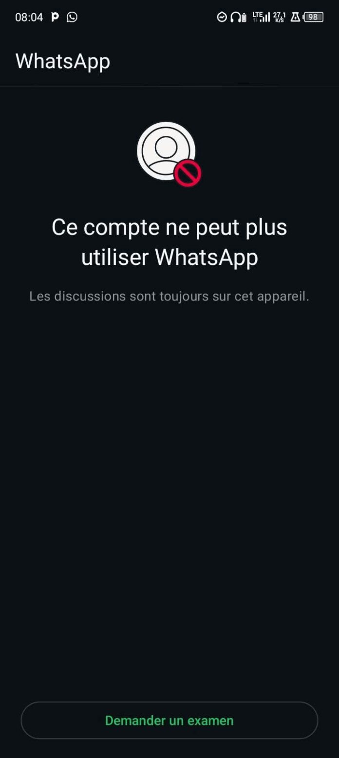 Mobile : Utilisateurs de WhatsApp bannis de la plateforme « sans raison », voici les causes et la solution
