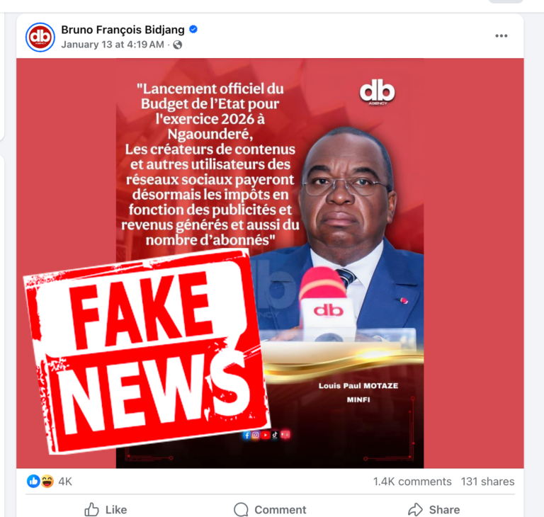 Faux, les influenceurs et créateurs de contenus camerounais ne sont pas visés par une taxe dans la Loi de finances 2026