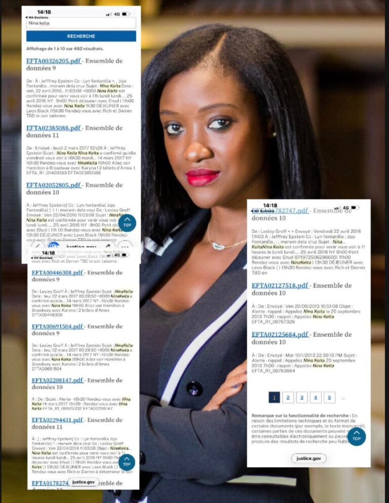 Affaire Epstein: Fuite des données d’une personnalité ivoirienne, la souveraineté numérique de l’Afrique est-elle voilée ?