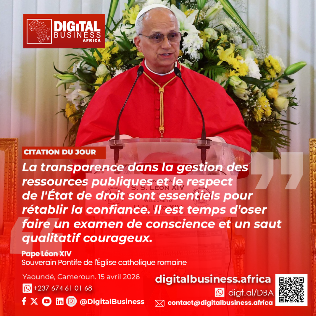 Gouvernance, transparence : le Pape appelle le Cameroun à briser les chaînes de la corruption