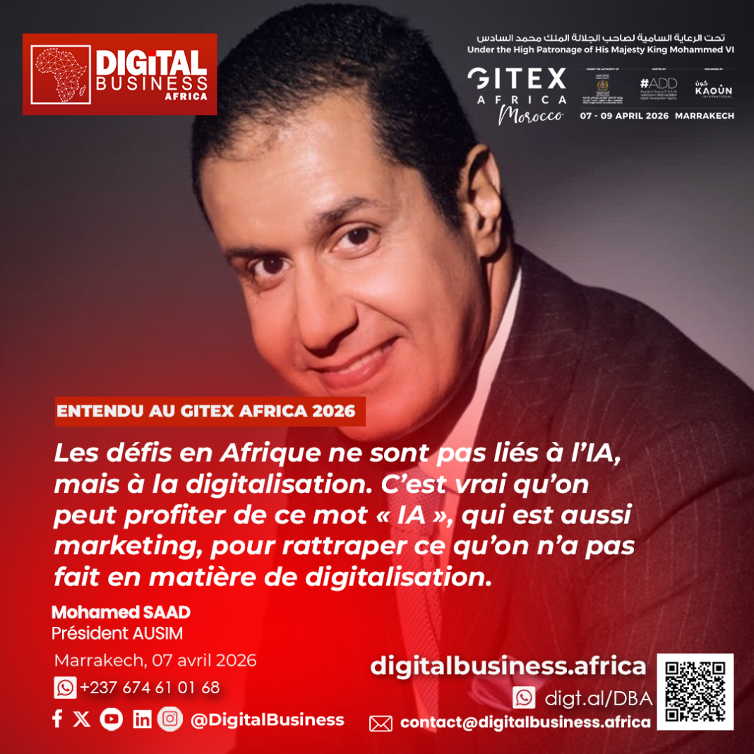 Mohamed Saad : « L'IA est le levier providentiel pour combler le retard de digitalisation en Afrique »