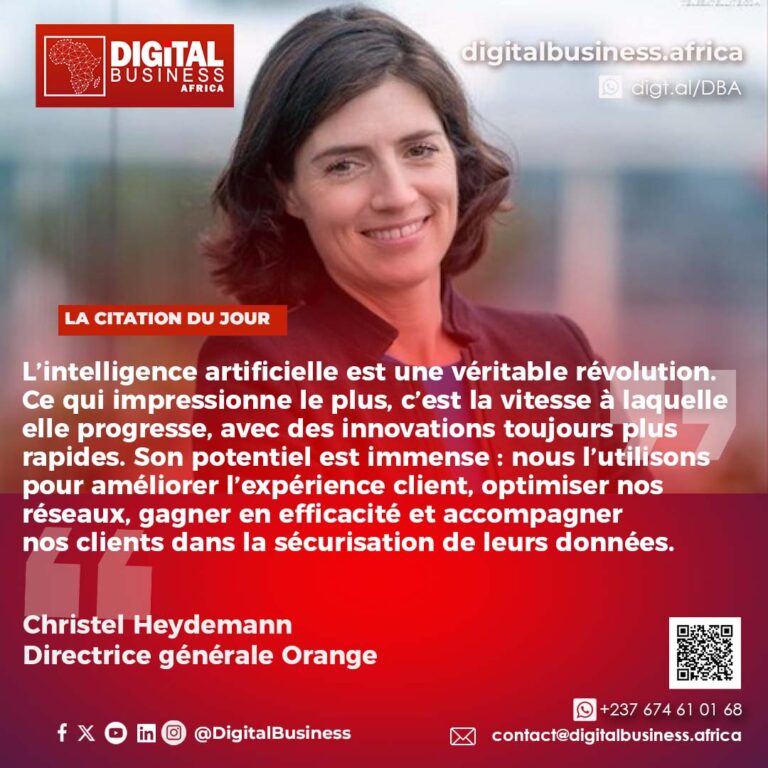 Citation du jour : « L’intelligence artificielle est une véritable révolution » – Christel Heydemann souligne l’urgence d’innover vite