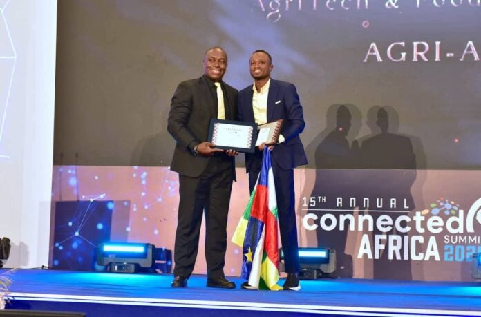 Connected Africa Summit 2026 : Le Centrafricain Josué Yassarandji d’Agri AI remporte le prix de la meilleure innovation en AgriTech