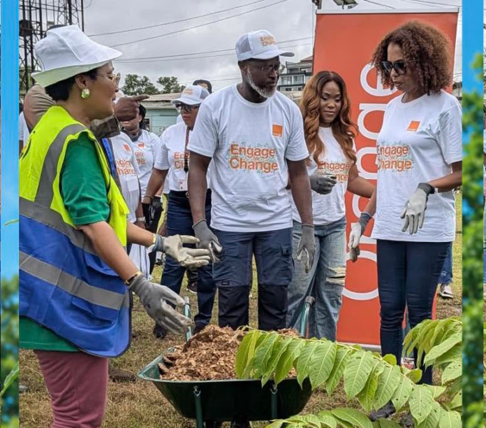 Green city : À Douala, Elizabeth Tchoungui et Patrick Benon mobilisent Orange Cameroun pour planter plus de 500 arbres Green city : À Douala, Elizabeth Tchoungui et Patrick Benon mobilisent Orange Cameroun pour planter plus de 500 arbres