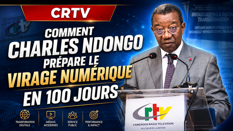 Charles Ndongo et Virage digital CRTV