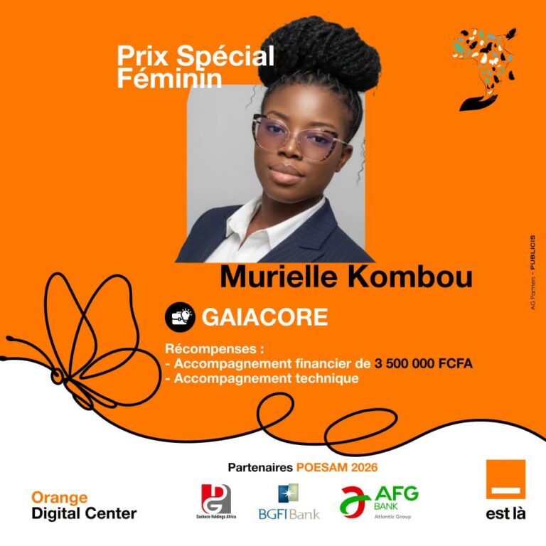 GAIACORE : Murielle Kombou Komga veut économiser l’eau grâce à une IA autonome