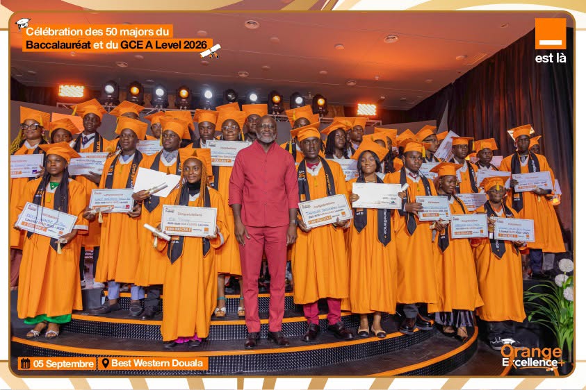 Orange Cameroun célèbre les majors du Bacc au Cameroun